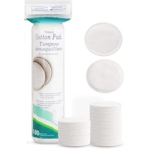 makeup remover cotton pads for face 100 pack hypoallergenic lintfree 100 pure cotton wipes cotton pa 63.2